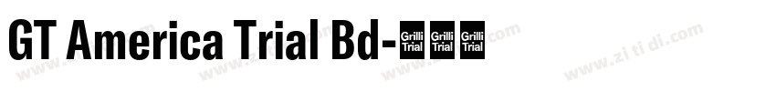 GT America Trial Bd字体转换 GT America Trial Bd字体转换
